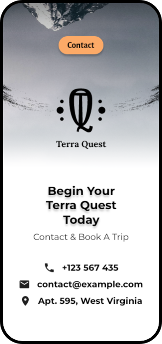 Mobile landing image